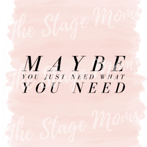 What You Need - Printable